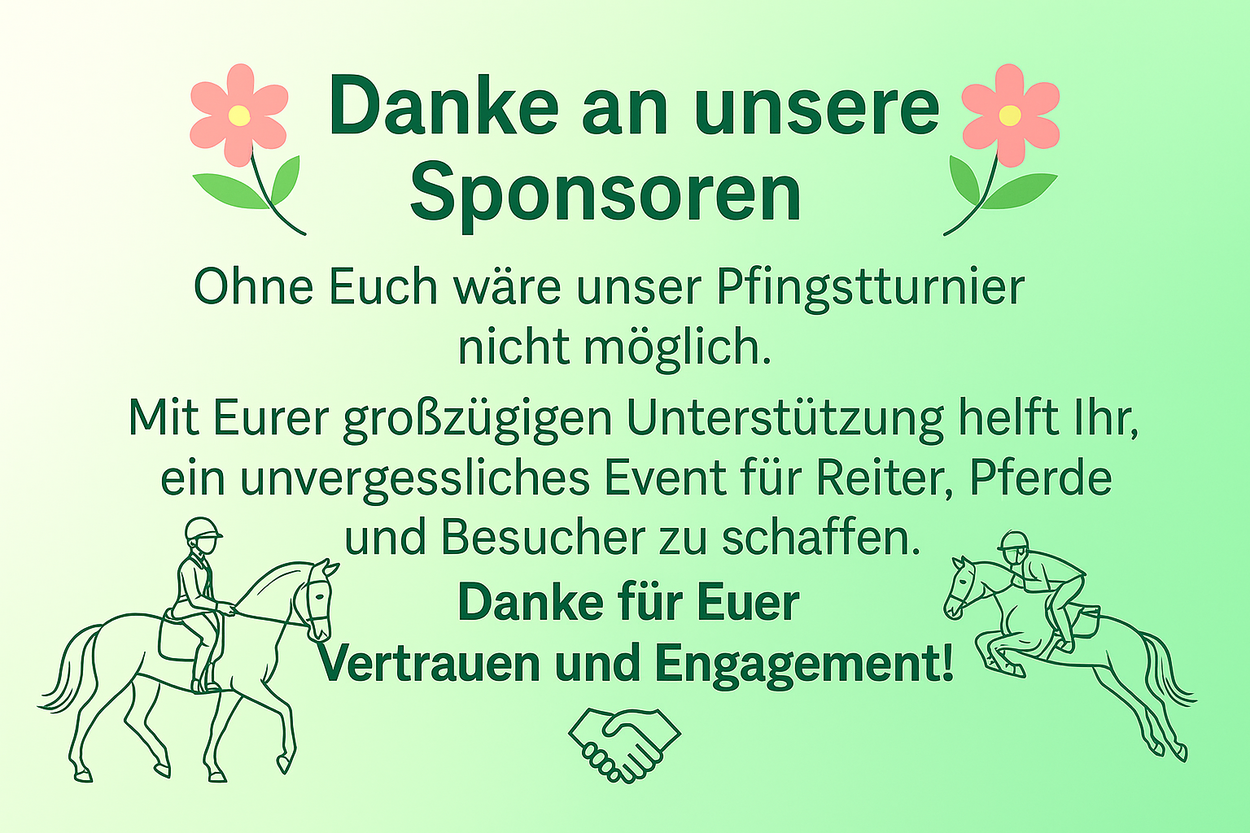 Zeiteinteilung Pfingstturnier 07. & 08.06.2025